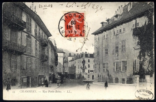 Chambéry. Rue Porte-Reine