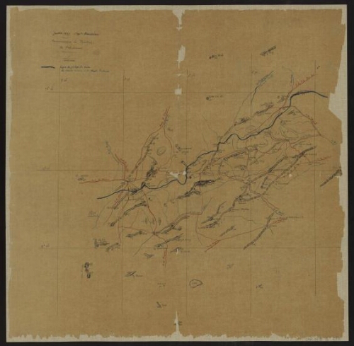 Reconnaissance du parallèle du Sud-Oranais, juillet 1889