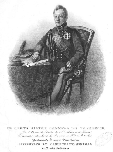 Le comte Victor Casazza de Valmonte