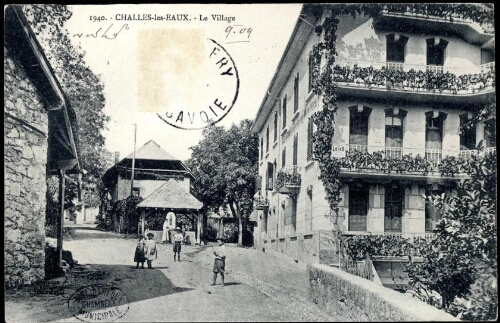 Challes-les-Eaux. Le village