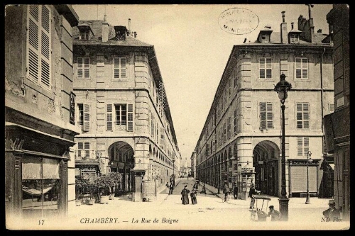 Chambéry. La Rue de Boigne
