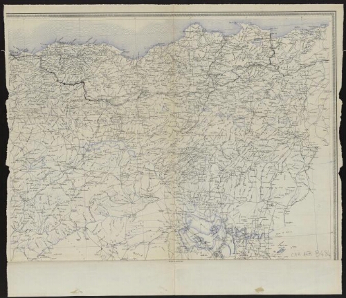 [Carte de l'algérie dressée au dépôt de la guerre, 1876. Revue en 1882. Quart Nord-est]