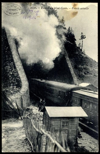 Tunnel du Mont-Cenis. Entrée actuelle