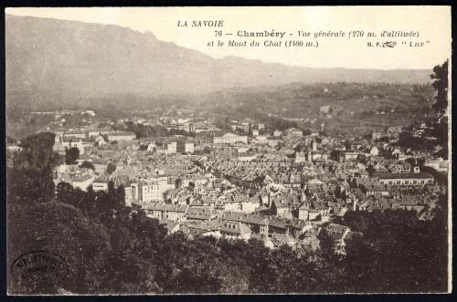 Chambéry. Le Mont du Chat