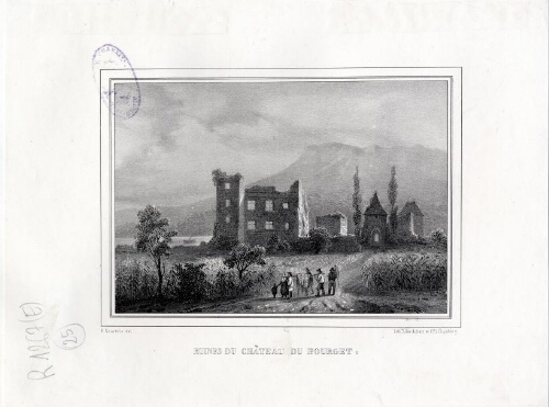 Ruines du château du Bourget