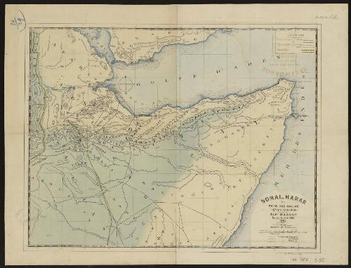 Somal, Harar et pays des Gallas, Afrique orientale : route Harar 1880