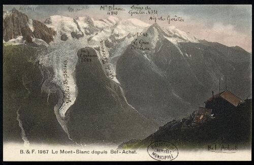 Le Mont-Blanc depuis Bel-Achat