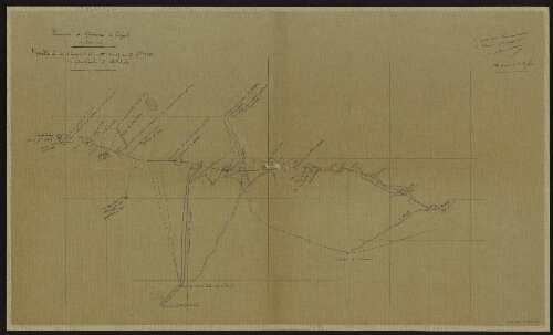 Itinéraire de Ghadâmès à Tripoli . Feuille I, comprend la route de Tripoli au douâr des Siaân du 15 au 17 7bre [septembre] 1860 de Ghadâmès à Mâtrès
