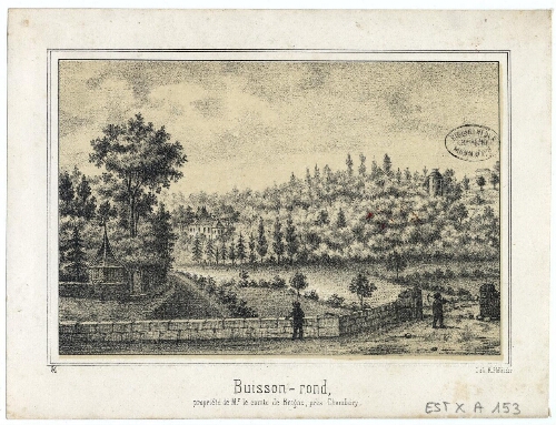 Buisson-rond, propriété de M.r le comte de Boigne, près Chambéry
