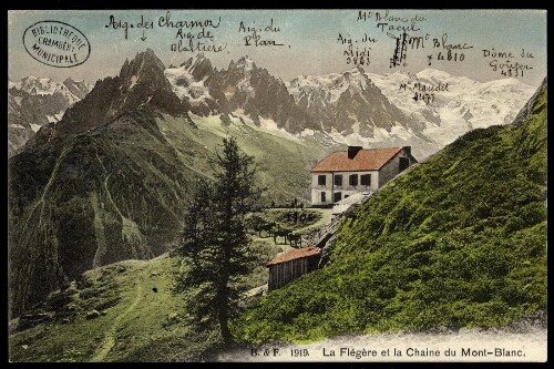 La Flégère et la chaîne du Mont-Blanc