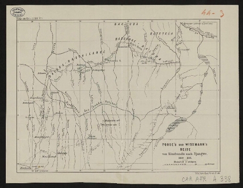Pogge's und Wissmann's Reise von Kimbundu nach Njangwe, 1880-1881