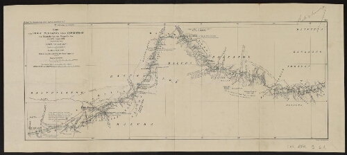 Route der Pogge-Wissmann'schen Expedition von Malanshe bis zum Tanganika-See, Juni 1881-August 1882