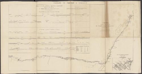 Itinéraire de Tamatave à Tananarive. Itinéraire exécuté en juin 1886 par Fr. Staup, lieutenant d'infanterie de marine