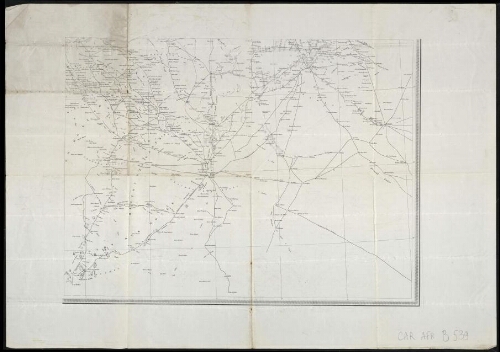 [Carte de l'algérie dressée au dépôt de la guerre, quart sud-est]