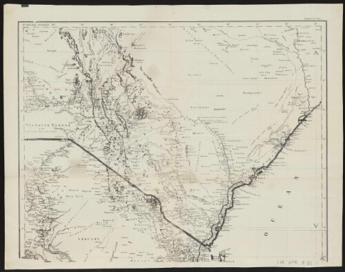 Die deutschen und britischen Schutzgebiete und Interessensphären Aequatorial-Ost-Afrika nach den Vereinbarungen vom 1. Juli 1890…