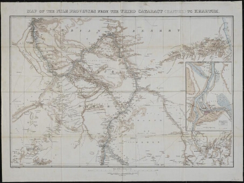 Map of the Nile provinces from the third cataract, Hannek, to KhartumW. R. Fox