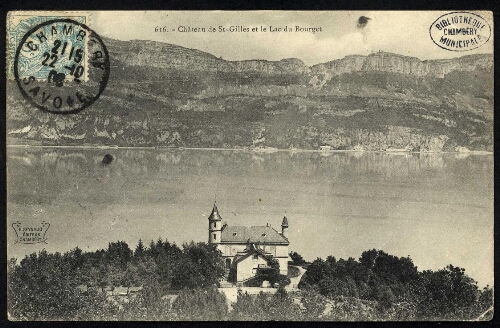 Château de St-Gilles et le lac du Bourget