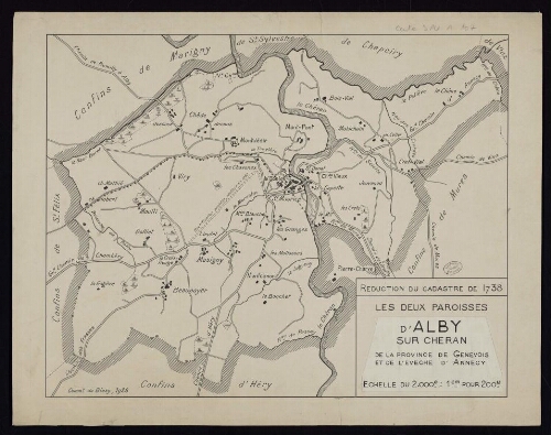 Deux paroisses d'Alby sur Chéran de la province de Genevois et de l'évêché d'Annecy