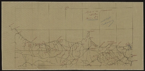 [Carte de la côte marocaine de Tétouan à Nemours [actuelle Ghazaouet, en Algérie]]
