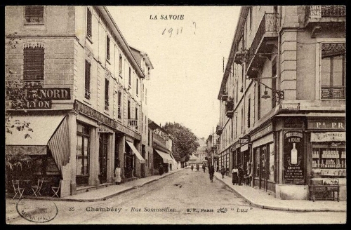 La Savoie. Chambéry. Rue Sommeiller