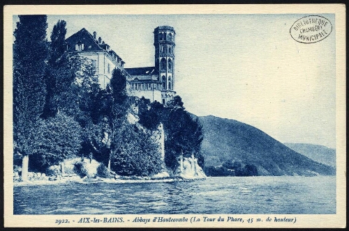 Abbaye d'Hautecombe (la tour du phare, 45 m. de hauteur)