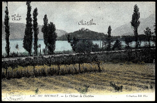 Lac du Bourget. Le château de Châtillon