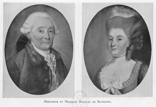 Monsieur et madame Nicolas de Saussure