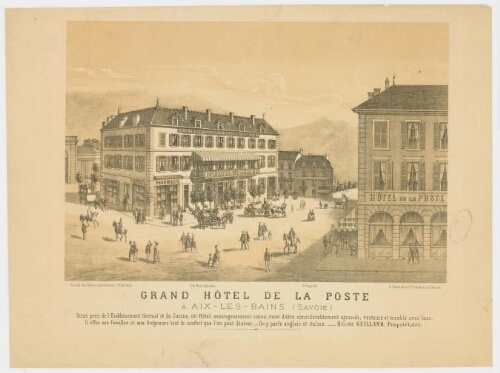 Grand hôtel de la poste à Aix-les-Bains