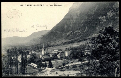 Grésy-sur-Isère. Vue générale