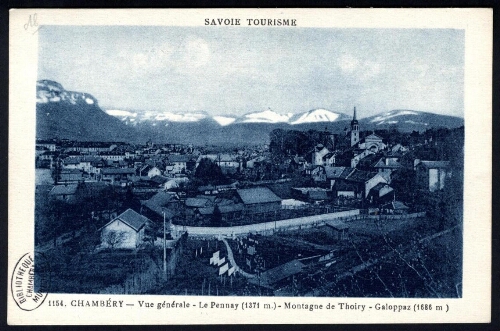 Chambéry. Le Peney. Montagne de Thoiry. Galoppaz