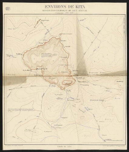 Environs de Kita. Mission topographique du Haut Sénégal, campagne 1880-1881