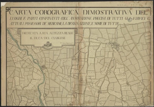 Carta corografica dimostrativa del Territorio della Città di Torino,…