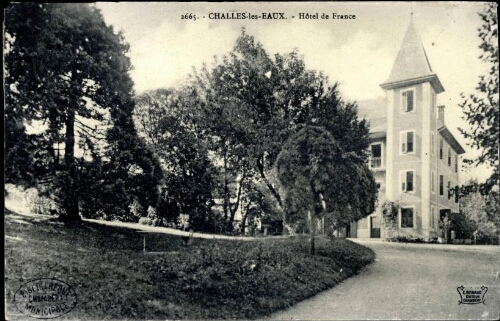 Challes-les-Eaux. Hôtel de France