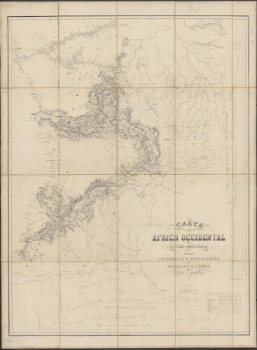 Carta da Africa occidental Austro-Equatorial contendo o itinerário e explorações de Capello e Ivens, 1877-1880