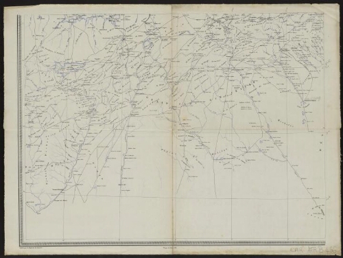 [Carte de l'algérie dressée au dépôt de la guerre, 1876. Revue en 1882. Quart sud-ouest]