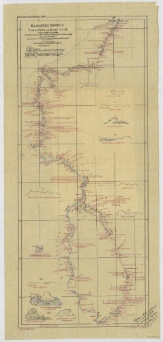 [Carte copiée sur] Ed. Robert Flegel’s Reise von Rabba nach Sokoto und zurück. 18. October 1880-16. April 1881