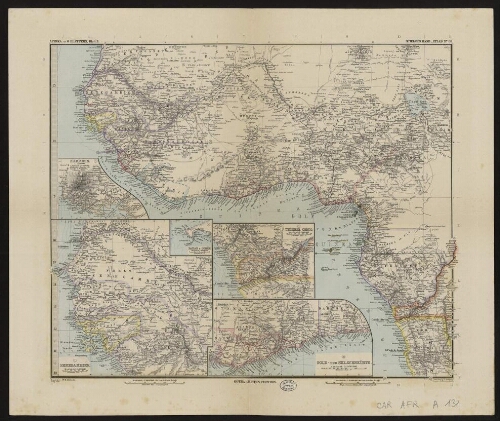 Afrika in 6 Blättern, Blatt 3, Stieler's Hand-Atlas n°68