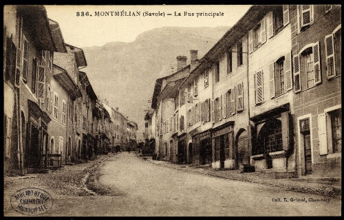 Montmélian (Savoie). La rue principale