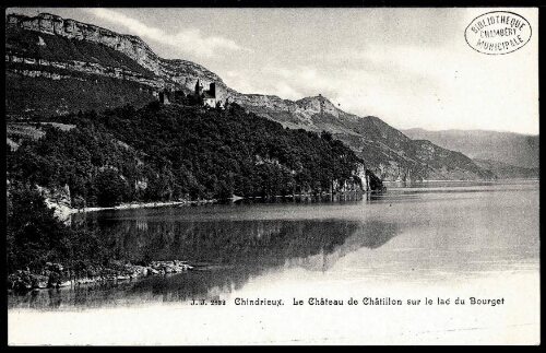 Chindrieux. Le château de Châtillon sur le lac du Bourget