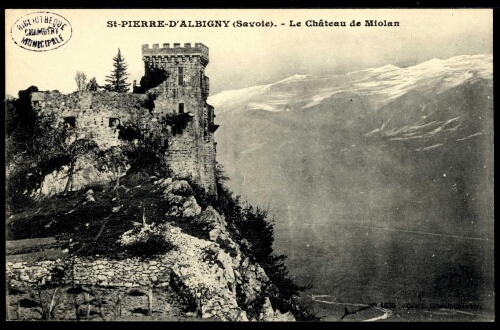 St-Pierre-d'Albigny, Savoie. Le château de Miolan