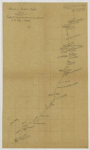 Itinéraire de Ghadâmès à Tripoli . Feuille IV, comprend la route du 23 au 26 sept 1860 de Bir Allag à Târedié