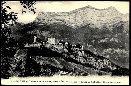 723. L'Arclusaz et Château de Miolans