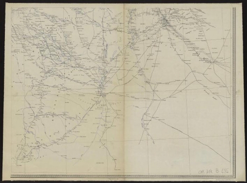 [Carte de l'algérie dressée au dépôt de la guerre, 1876. Revue en 1882. Quart sud-est]