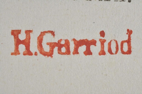 Garriod, Hector-Voltaire