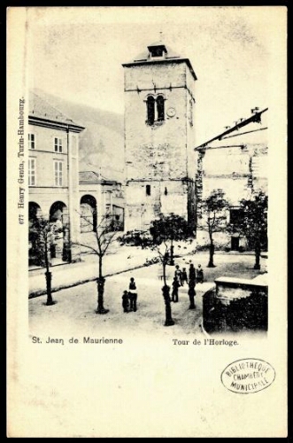 St Jean de Maurienne. Tour de l'Horloge