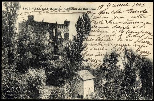 Aix-les-Bains. Château de Bordeau