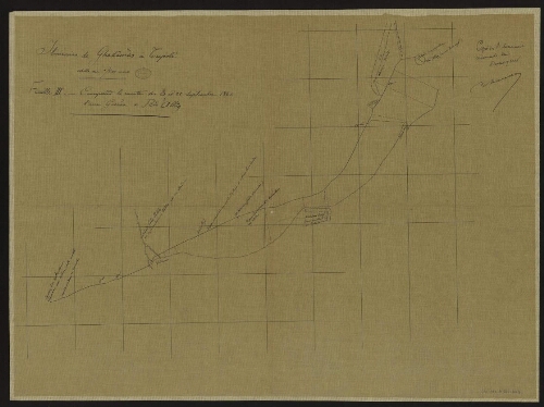 Itinéraire de Ghadâmès à Tripoli . Feuille III, comprend la route des 21 et 22 septembre 1860 d'une Gueràa à Bir Allag