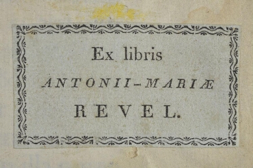 Revel, Antoine-Marie
