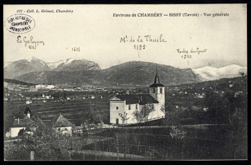 Environs de Chambéry. Bissy, Savoie