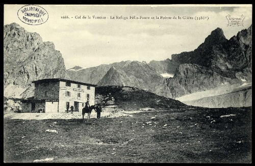 Col de la Vanoise. Le refuge Félix-Faure et la Pointe de la Glière